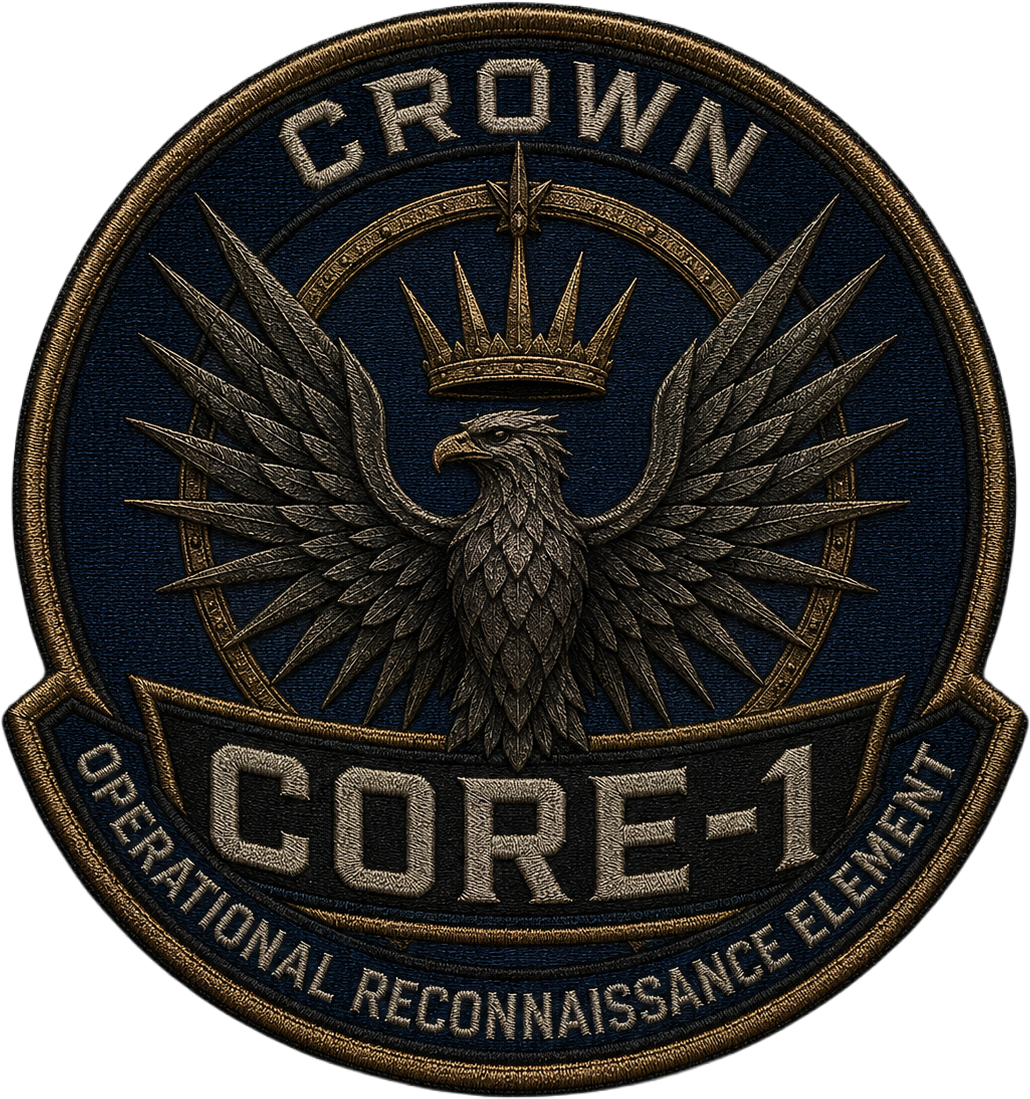 CROWN CORE-1 patch — Operational Reconnaissance Element